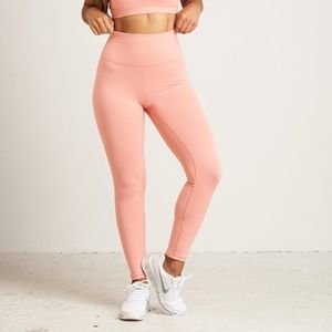 Flexxfit peachy coral leggings